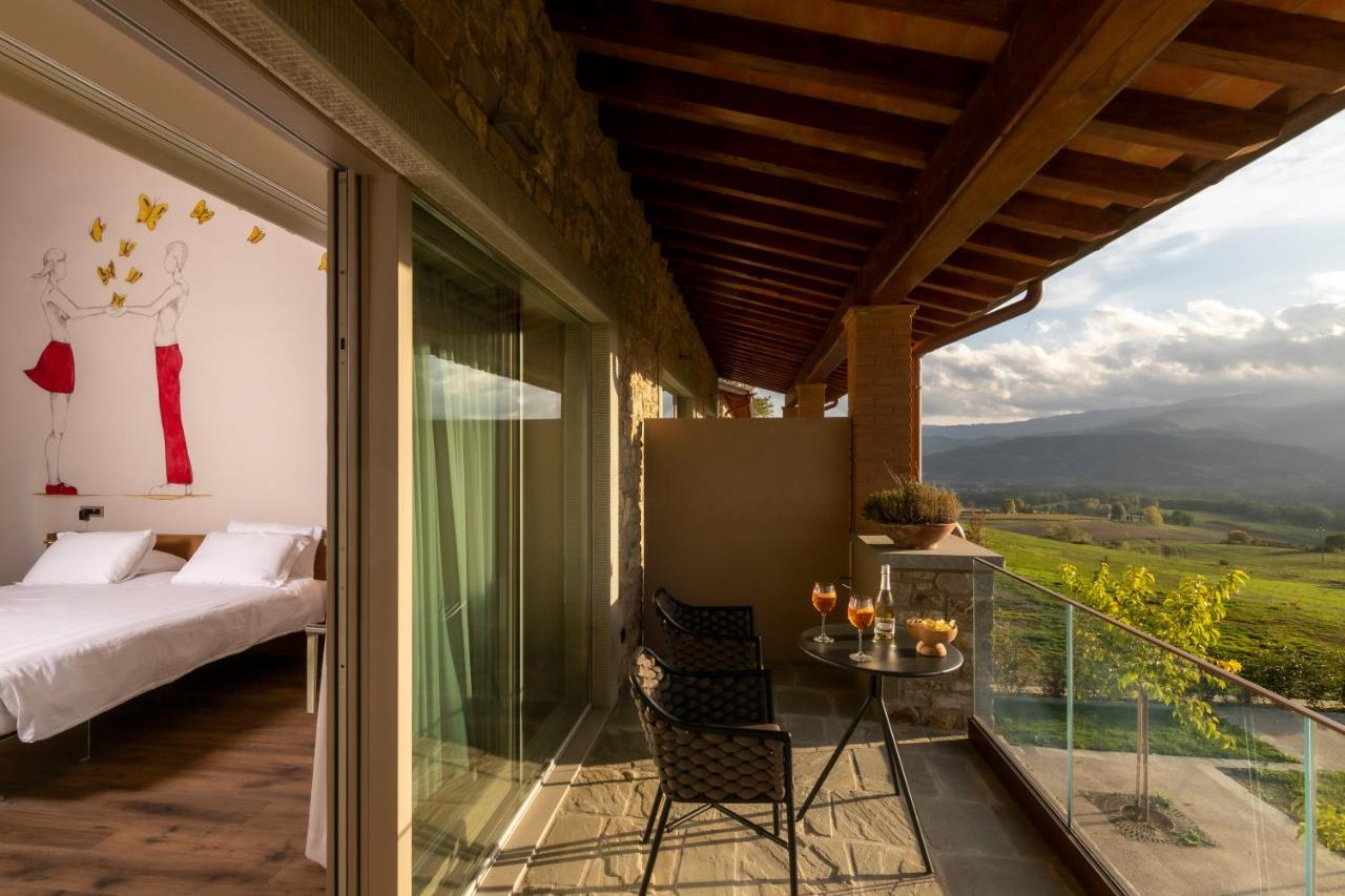 Borgo Corsignano Guest House Poppi Bagian luar foto